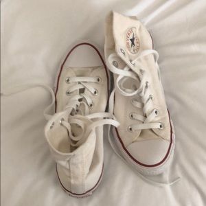 High top white converse